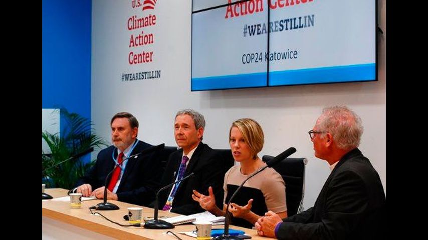 US backers of Paris accord set up camp at climate talks