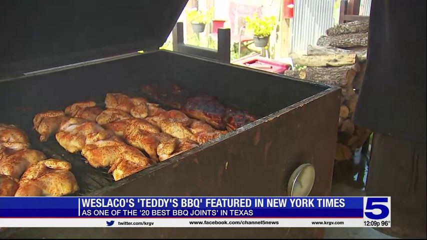 Teddy's Barbecue named one of the best BBQ places in Texas by The New York Times