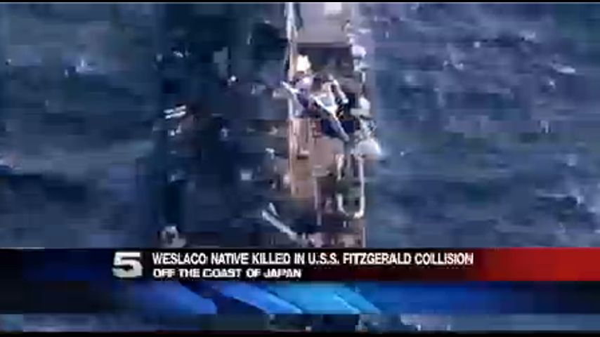 Weslaco Native Killed in U.S.S. Fitzgerald Collision