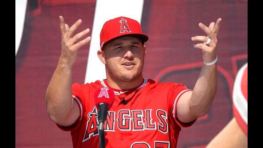 Mike Trout says he's 