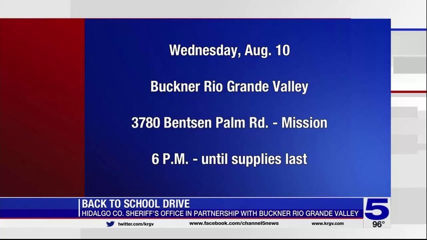 Back-to-school drive to be held in Mission