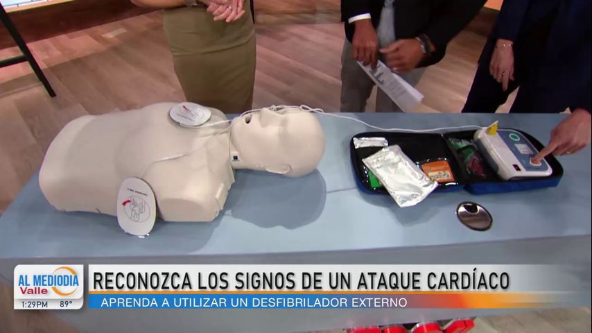 Su Salud Importa: Usar el desfibrilador externo automático puede salvar vidas en casos de algún paro cardiaco