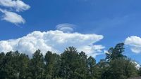 Strange cloud feature spotted in Livingston Parish on Wednesday