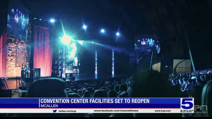 McAllen Convention Center facilities set to reopen this weekend