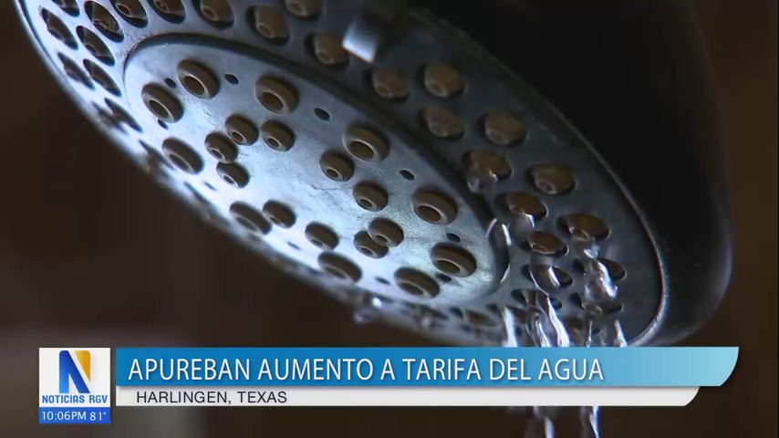 Aprueban aumento de tarifas de agua en la ciudad de Harlingen