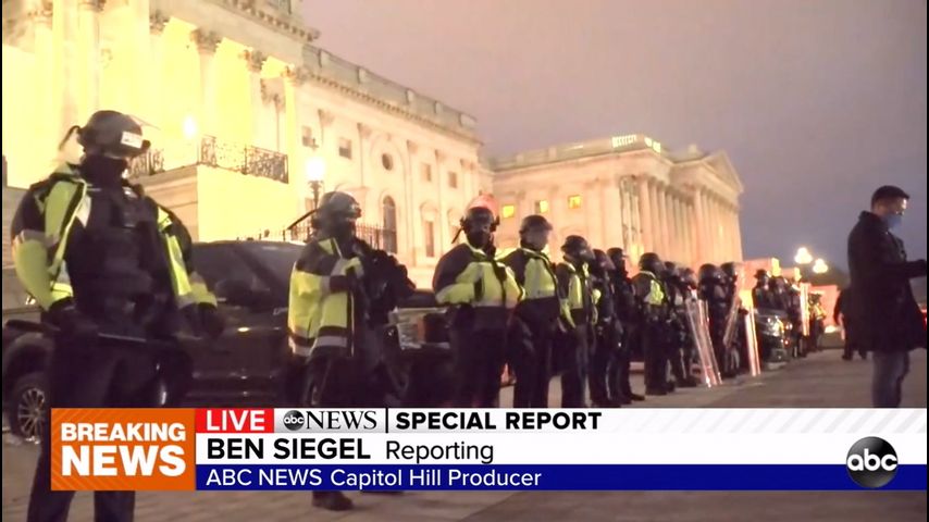 Police: At least 13 people arrested, 5 weapons seized after mob storms U.S. Capitol