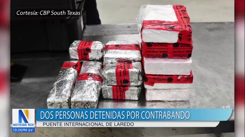 Patrulla fronteriza detiene a dos mujeres tras intentar transportar droga a Estados Unidos