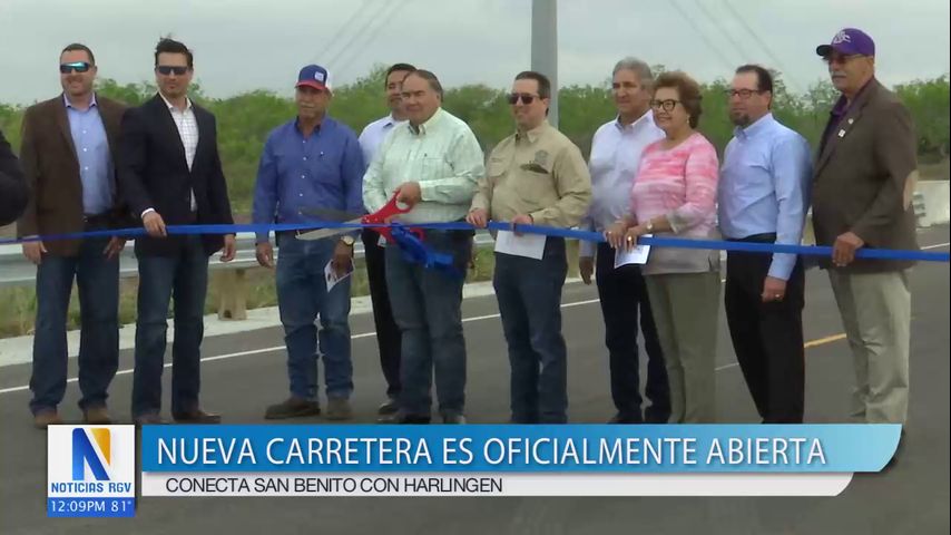 Inaugurada oficialmente nueva carretera que conecta San Benito con Harlingen