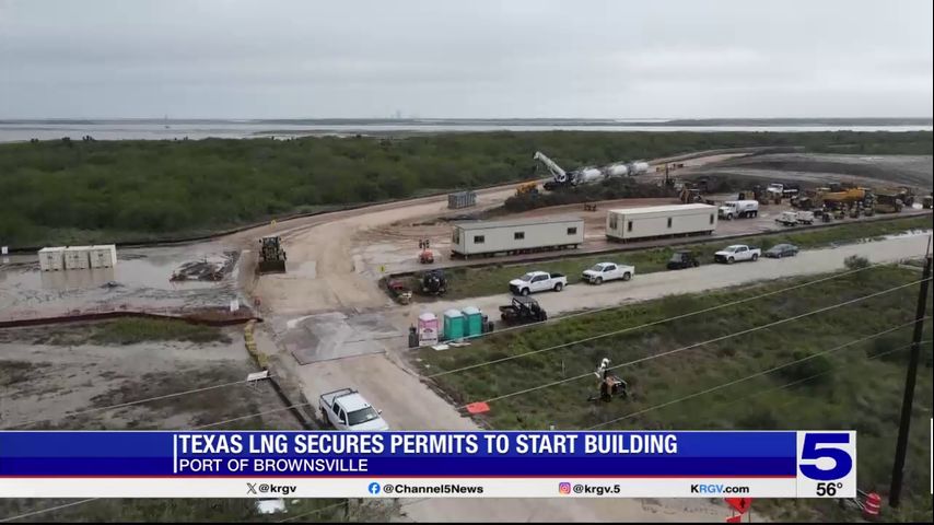 Texas LNG secures permits to start building at the Port of Brownsville