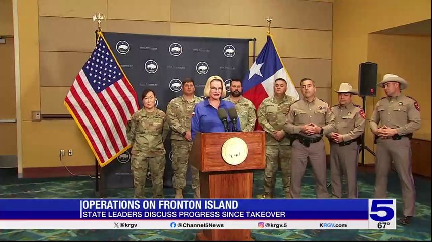 State leaders discuss progress since taking over Fronton Island