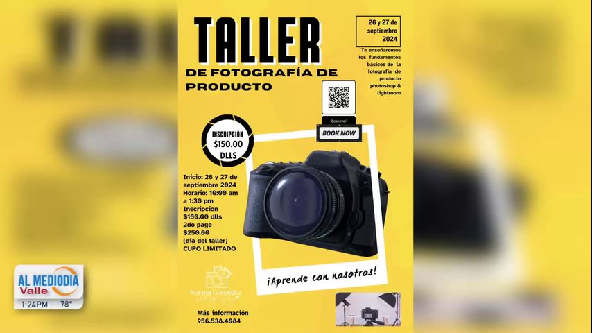 Taller de fotografía profesional en Brownsville