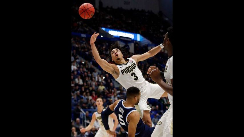 Edwards leads Purdue to rout of reigning champ Villanova