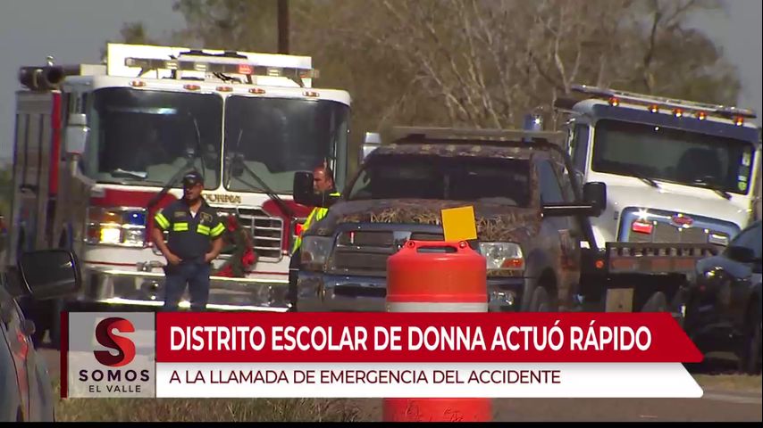 Reaccion de Distrito Escolar de Donna Despues de Accidente