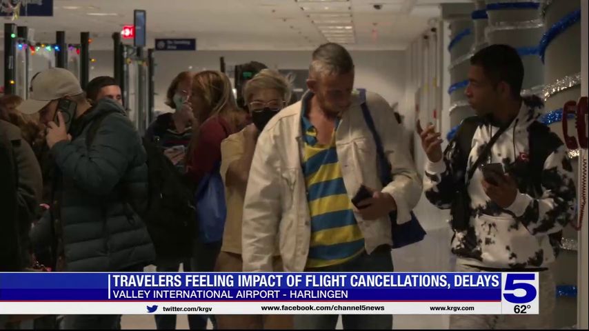Flight cancellations and delays affecting Valley travelers