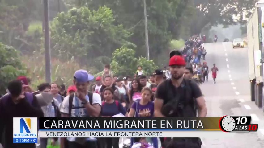 Caravana migrante se dirige a Estados Unidos