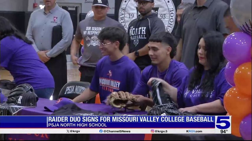 Raider duo signs for Missouri Valley College baseball