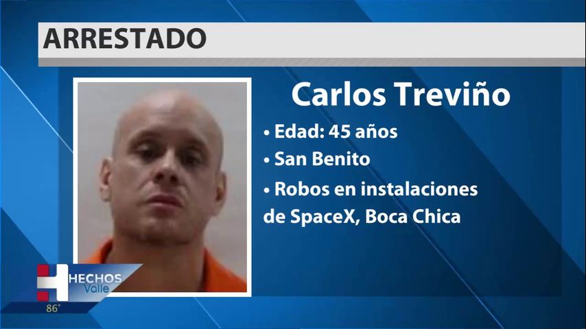 Hombre acusado por robos en SpaceX arrestado