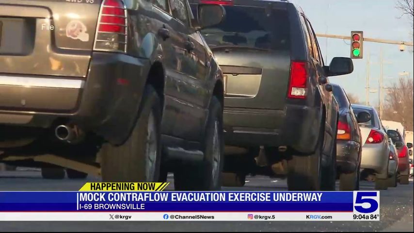 Lane closures underway in Brownsville for TxDOT evacuation exercise