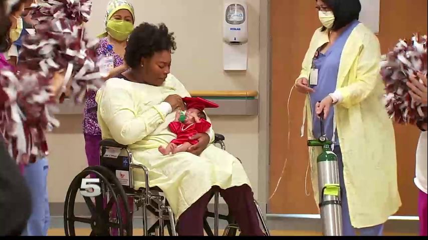 Baby born premature goes home after 80 days in NICU in McAllen