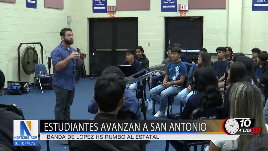 Estudiantes de Brownsville clasifican al concurso estatal de bandas en San Antonio