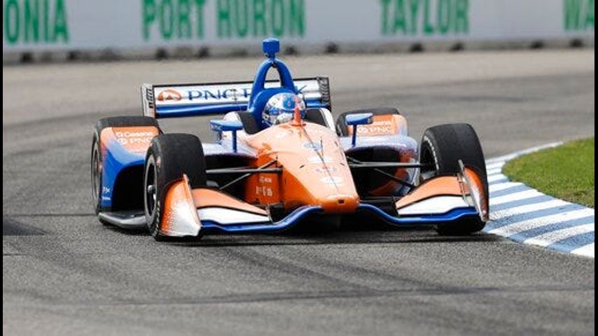 The Latest: Scott Dixon honored by Queen Elizabeth II