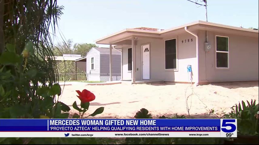 Mercedes woman receives new home through Valley non-profit