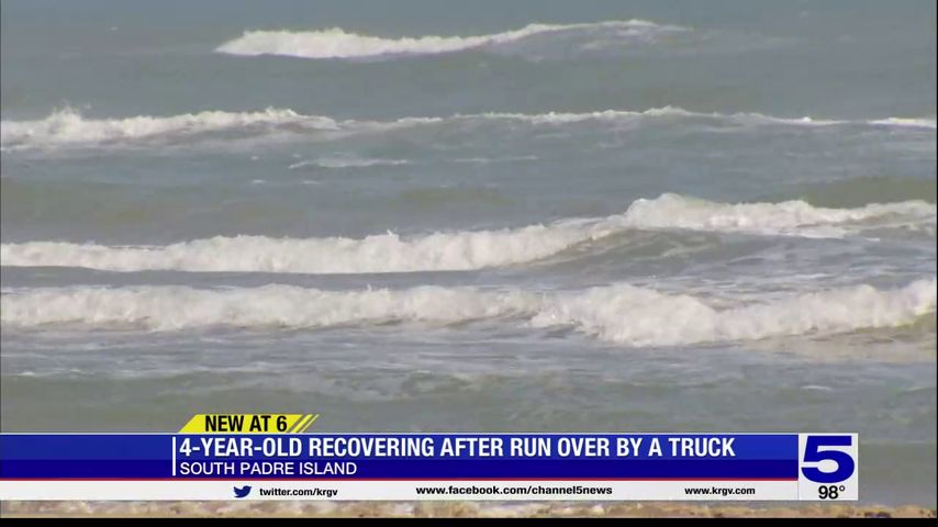 Boy recovering after being run over by a truck at South Padre Island