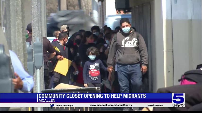 Valley nonprofit opens community closet in McAllen to help migrant families