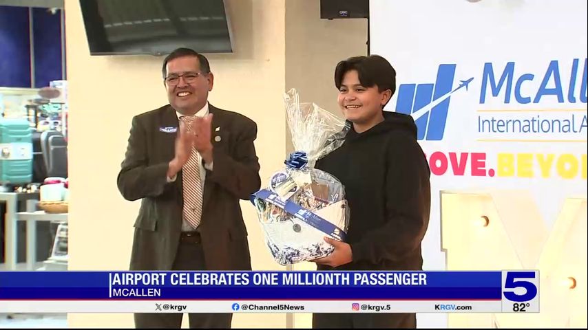 McAllen airport celebrates its one-millionth passenger