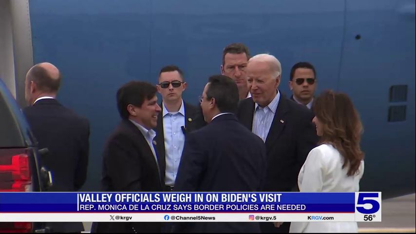 VIDEO: Congresswoman Monica De La Cruz reacts to Biden’s Brownsville visit