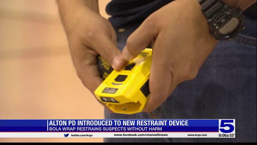 Alton Police Department unveils new restraining tool