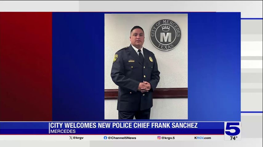City of Mercedes welcomes new police chief