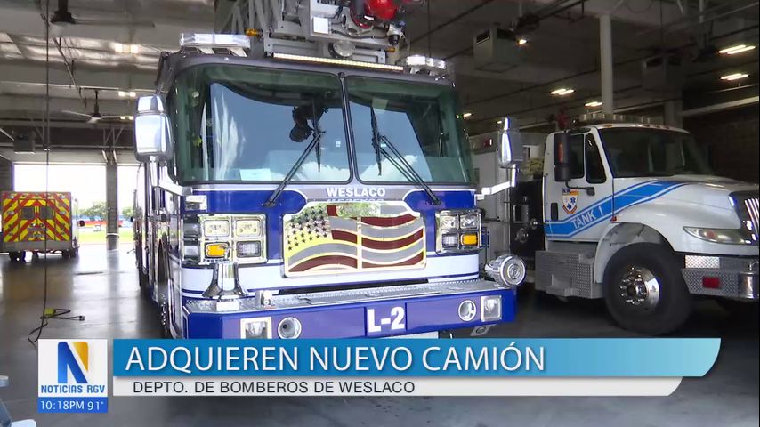 Departamento de bomberos de Weslaco adquieren nuevo camión