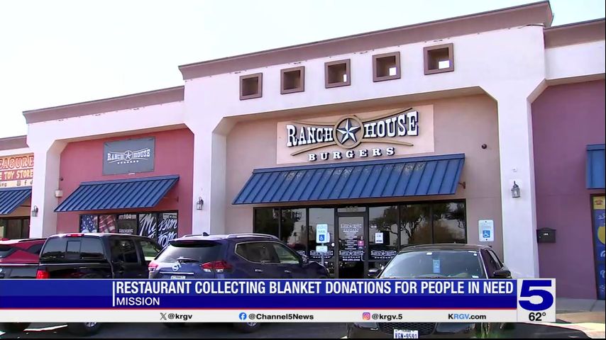 Mission restaurant hosting blanket drive