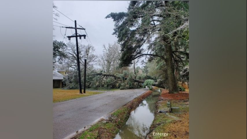 Entergy asks customers to use less electricity on Monday as the company tries to meet demand