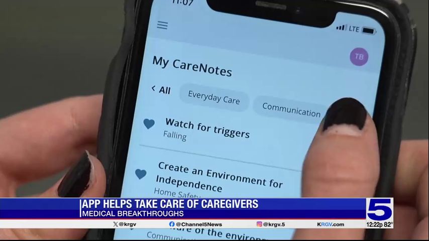 Medical Breakthroughs: New app helping taking care of caregivers