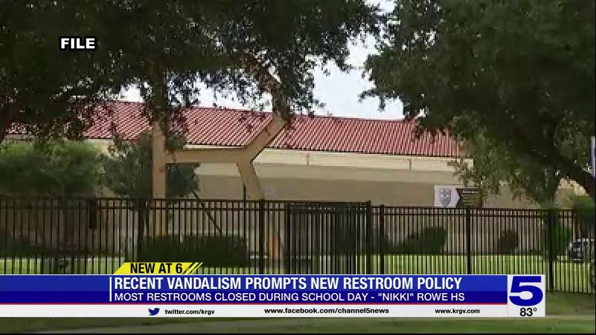 McAllen ISD campus limiting bathroom usage for students