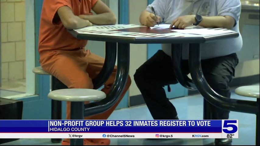 Non-profit group helps Hidalgo County inmates register to vote