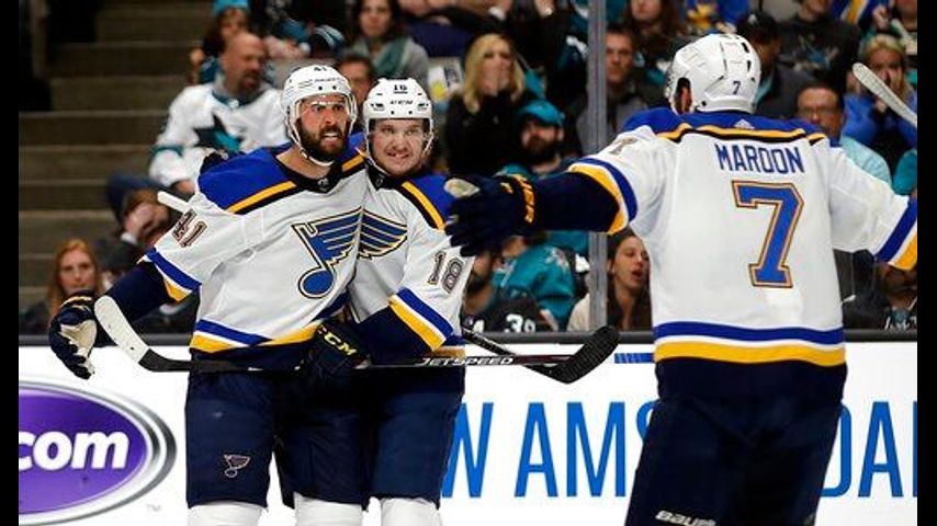 Blues defense fuels offense in 4-2 Game 2 win over Sharks