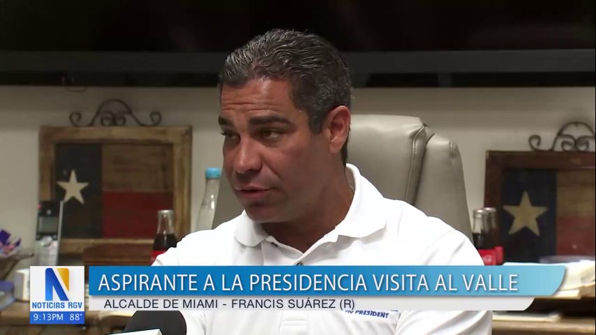 Alcalde de Miami visitó Pharr para dialogar sobre temas de inmigración