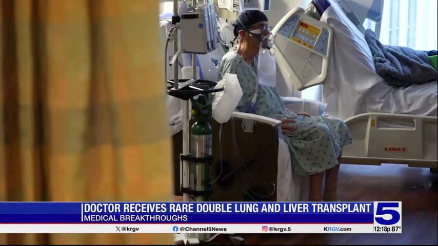 Medical Breakthroughs: Doctor receives rare double lung and liver transplant