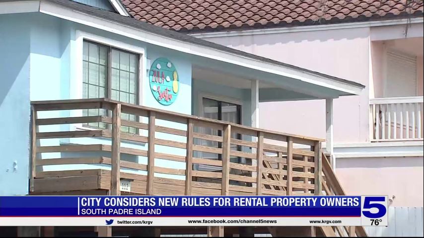 South Padre Island considering new rules for rental property owners