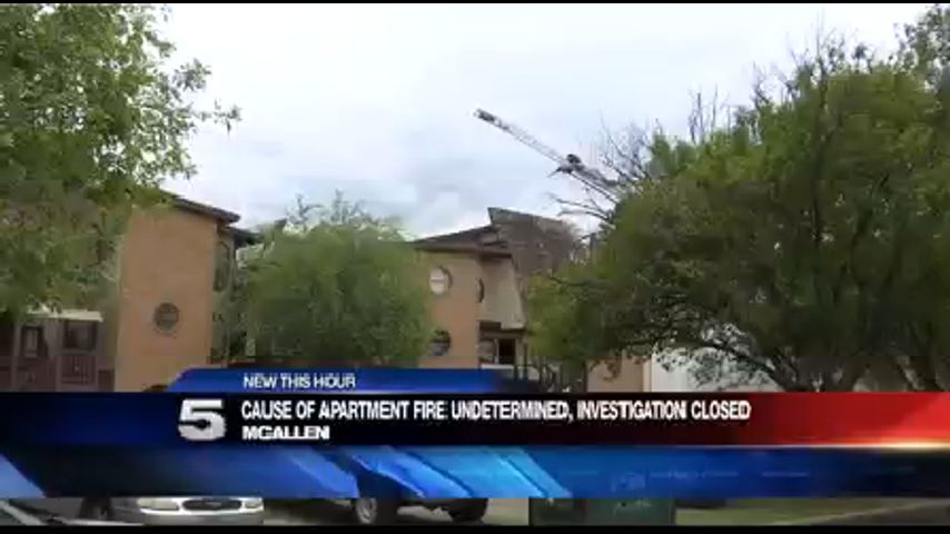 Causa de un Incendio en unos Departamentos de McAllen Derterminada Accidental