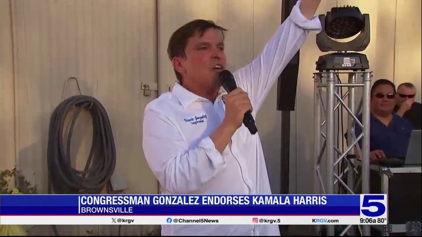 Congressman Gonzalez announces he endorses Kamala Harris for president