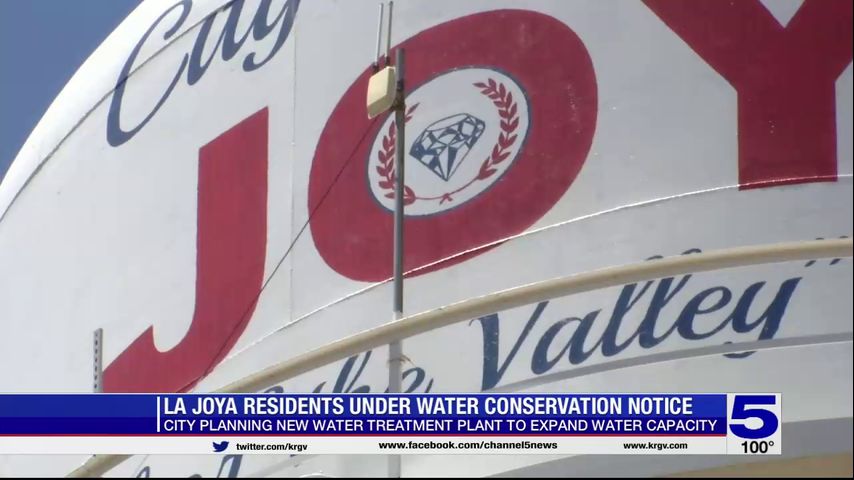 Water conservation notice in effect in La Joya as city plans for new water treatment plant