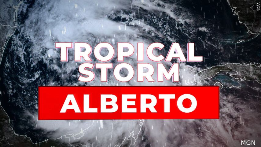 Tropical Storm Alberto forms in southwest Gulf, 1st named storm of the hurricane season