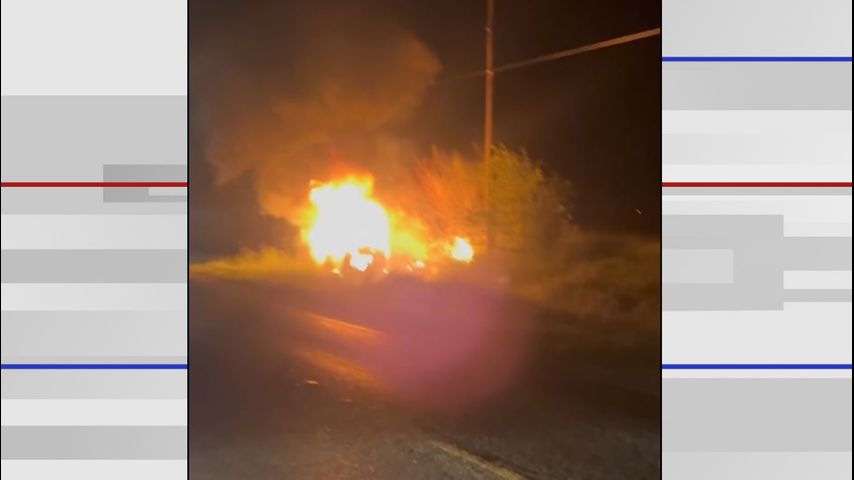 DPS: San Benito man killed in fiery one-vehicle crash