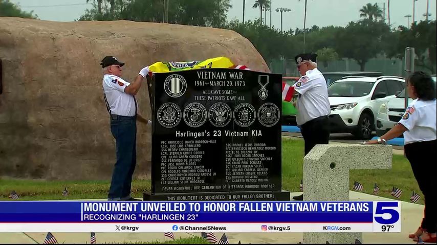 Harlingen monument honoring Vietnam War veterans unveiled