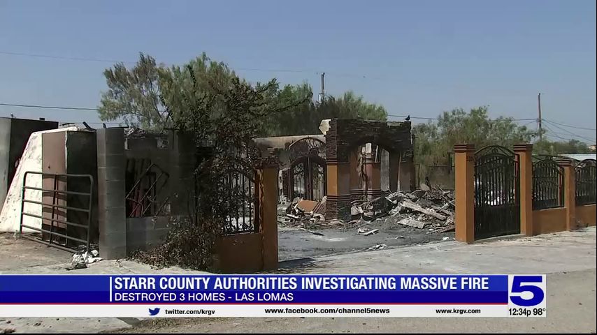 Starr County authorities investigating massive fire