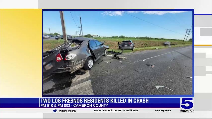 DPS investigates crash near San Benito that killed two people